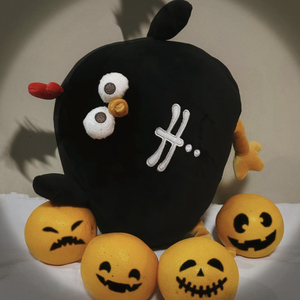 Recién llegado, muñeco de peluche de calabaza y <span class=keywords><strong>pollo</strong></span>, decoración del hogar, regalo de Halloween, juguete de <span class=keywords><strong>pollo</strong></span> suave sin hueso - Product Image 6