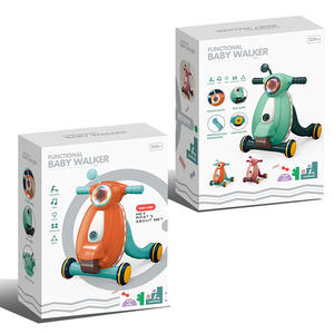 Andador eléctrico de cuatro ruedas para bebé, juguete para caminar, Educativo Para edades tempranas, andador - Product Image 4