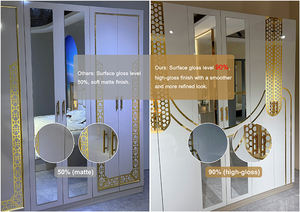 <span class=keywords><strong>Ensemble</strong></span> de <span class=keywords><strong>Chambre</strong></span> <span class=keywords><strong>Adulte</strong></span> Complet Style Turc Luxe Supérieur, Grand Lit Double avec Cadre en Bois, Mobilier de <span class=keywords><strong>Chambre</strong></span> Moderne pour la Maison - Product Image 6