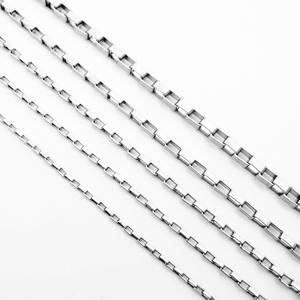 DAICY18kgpチェーンネックレスボックスチェーンブリーフネックレスメンズニッチデザインボックスステンレススチールチェーンネックレス - Product Image 3