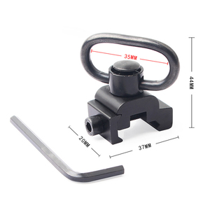 ヘビーデューティ屋外戦術QDマウントスリングクイックデタチリリースループタイプハンティングアクセサリーイージープッシュボタンクイックリリース - Product Image 2