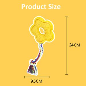 Juguete de dentición para gatos estilo dibujos animados, de lufa, para limpieza de dientes y masticación, con forma de flores de lufa, para aliviar el aburrimiento. - Product Image 5