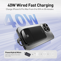 Produits Tendances 2025 Nouveautés Mini Power Bank Mag 40W 15W Charge Rapide Bidirectionnelle Chargeur Portable Gadgets