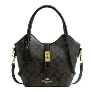 Mochila Casual de Gran Capacidad de Estilo Retro para Mujer de Alta Gama, Bolso de Mano con Estampado de Formas Geométricas, Correa de Hombro Desmontable - Product Image 1