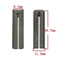 Forets de fraisage pour machine à tailler les clés en alliage, 10 pièces, 2 cannelures, 15 hélices, 45HRC, pour centre d'usinage CNC, non revêtus