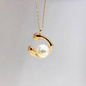 จี้ DIY หรูหราสีทองและสีเงิน รุ่น 31405 พร้อมลูกปัดขนาด 8-10 มม. ฐานเงินแท้ S925 อุปกรณ์เปล่าสำหรับจี้มุกและชาร์มระดับไฮเอนด์ - Product Image 3