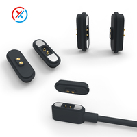Connecteur magnétique étanche 2-9 broches à ressort mâle-femelle plaqué or 3A 2,54 mm Câble magnétique Pogo Pin