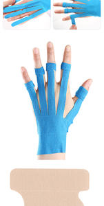 Patchs pour les mains E-sports Patchs pour les muscles des doigts avec protection adhésive intégrée - Product Image 3