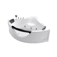 Baignoire Spa Double Personnes Oumeiga de Luxe Portable pour Intérieur, Autoportante avec Pompe à Air pour Appartement et Villa, en Acrylique