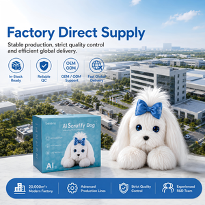 POPKUKU AI Perro de Peluche Inteligente con Voz de 80 Idiomas, Compañero Emocional y Reconfortante de Algodón PP, Ideal para Regalo de Cumpleaños - Product Image 6