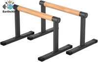 Barres parallèles réglables en bois pour dips, équipement de musculation à domicile, barre de pompes et de mains au sol