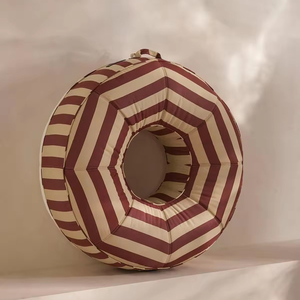 Hot mô hình tắm nắng <span class=keywords><strong>Inflatable</strong></span> Lounger không thấm nước phai kháng vải san hô sọc bơi vòng hồ bơi nổi - Product Image 3