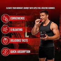 Gummies de créatine monohydrate à marque privée OEM pour soutenir la récupération musculaire, supplément énergétique pré-entraînement pour hommes et femmes
