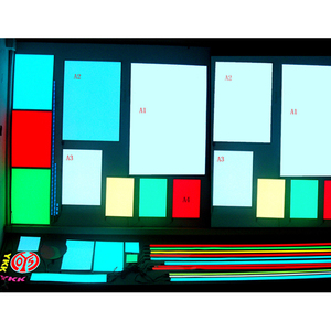 Panneau lumineux EL ultra fin, feuille de rétroéclairage, couleurs et tailles personnalisées, éclairage d'ambiance, panneau électroluminescent, décoration intérieure - Product Image 2