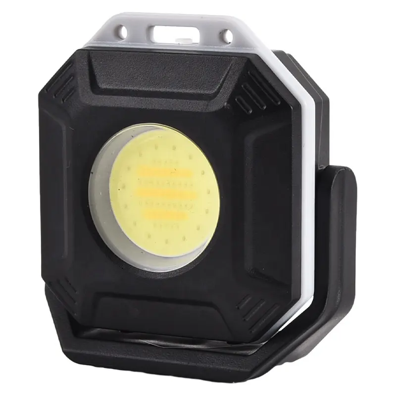 Johold lampu gantungan kunci mini, lampu senter COB portabel multi gigi dapat disesuaikan dengan lampu kerja magnetik