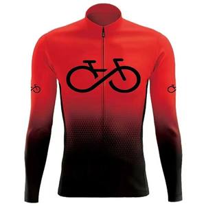 Maillot de Ciclismo Profesional Personalizado de Manga Larga, Ligero, Transpirable, Cortavientos, Multicolor, de Secado Rápido y con Cremallera Completa para Eventos de Ciclismo de Carretera - Product Image 2