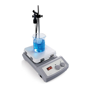 HAIJU مختبر LED عرض 10L مختبر صفيحة ساخنة محرك مغناطيسي سخان لوح تسخين كهربائي (MS7-H550-S) - Product Image 6