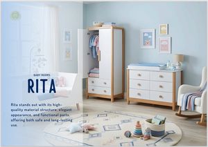 Camas de Madera para Niños RITA de Excelente Calidad que Ofrecen Uso Seguro y Duradero para Cuartos de Bebés - Product Image 4