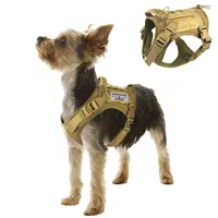 Coleira para cachorro militar, coleira de peitoral para cães YY-902, resistente à água, colete tático com alça