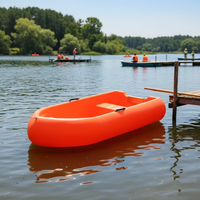 Bateau de pêche en plastique miniature de 2,3 m, inétablissable, certifié CE, couleur personnalisable, à vendre