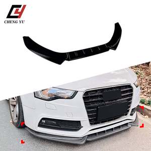 Alerón Delantero en Negro Brillante y Estilo Carbono para Audi <span class=keywords><strong>A5</strong></span> S5 <span class=keywords><strong>8T</strong></span> 2012-2017, ABS Facelift <span class=keywords><strong>S</strong></span>-<span class=keywords><strong>Line</strong></span>, Mejora del Alerón Exterior - Product Image 4