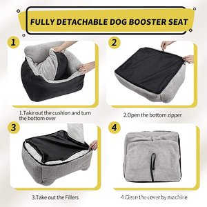 Kursi <span class=keywords><strong>Booster</strong></span> Mobil Anjing Kucing Motif Hewan Oxford yang Dapat Disesuaikan - Elegan, Tahan Air, Aman, Pelindung, Anti Gores, Portabel untuk Hewan Peliharaan - Product Image 6