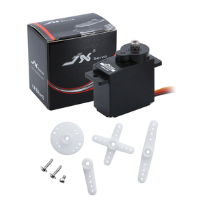 Servo JX PS-1109MG 10g con Ingranaggi in Metallo, Motore Analogico, 0.10 Sec, <span class=keywords><strong>Scala</strong></span> <span class=keywords><strong>1</strong></span>/<span class=keywords><strong>18</strong></span>, Servo RC per Auto, Barche, Robot, Elicotteri, Garanzia <span class=keywords><strong>1</strong></span> Anno - Product Image 6