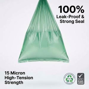 100% Biodegradable <b>Compostable</b> Reusable Portable Cartoon Pet Dog Waste Poop Garbage Bag Rolls - Product Image 3