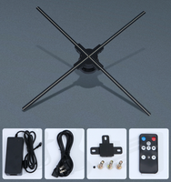 Projection holographique 3D ventilateur 3D pour affichage publicitaire Dia 85cm projecteur hologramme 3d hologramme lumière