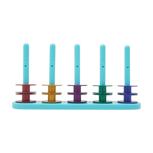 Soporte Magnético para Bobinas, Organizador de Hilo de Plástico Azul Claro para Máquina de Coser, Herramientas para Fábrica de Ropa - Product Image 2