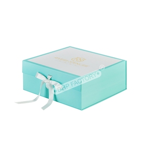 Best Attractive Custom Doll Package <b>Fold</b> Magnetic Ribbon Box Soft Touch Lamination for Gift Doll Package - Product Image 3