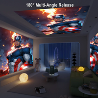 Projecteur LCD populaire 1080P 4K HY320 Android 11 Projecteur vidéo WiFi6 double bande BT5.0 pour home cinéma