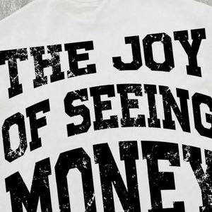 Camiseta Unisex de Estilo Hip-Hop Americano Personalizada, con Estampado Digital Completo, de Corte Cuadrado y Holgado, Superventas - Product Image 3