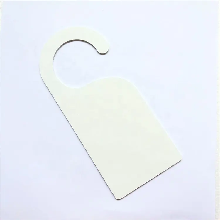 Personalized Hard Plastic FRP Door Hanger For Sublimation