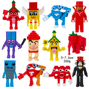 Nouveau produit transfrontalier HY : Figurine 'Brain-corrupting' Stolen, Jouet pixel 'Brain Red Monster', Modèle de décoration de merchandising de jeu - Product Image 2