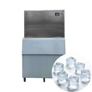 Commercial <b>Ice</b> <b>Machine</b> Stainless Steel <b>Ice</b> <b>Cube</b> Maker High Productivity For Restaurants And Milk Tea Shops - Product Image 2
