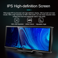 Autoradio portable SEMAITU 10,26 pouces avec écran tactile, Android, Apple CarPlay sans fil, Android Auto et transmission FM