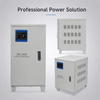 Stabilisateur de tension triphasé 50 kVA sans contact, régulateur de tension automatique 380 V AVR