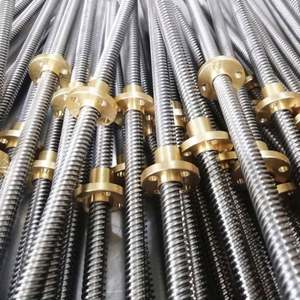 Vis à filetage trapézoïdal en acier inoxydable REALMAX D-11 8 mm T8, <span class=keywords><strong>pas</strong></span> de vis 1 mm 2 mm 4 mm, écrou à vis trapézoïdal pour imprimante 3D - Product Image 4