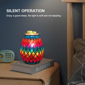 <span class=keywords><strong>Lampe</strong></span> électrique pour diffuseur d'arôme, boule de verre en forme d'œuf, vente en gros, brûleur de cire - Product Image 6