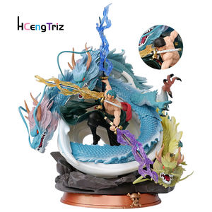 Figura de Acción de Roronoa Zoro de Doble Cabeza, Estatua de PVC de 35cm, Colección de Modelos de Escritorio Enormes, Decoración - Product Image 6