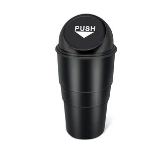 Tesla Silicone Trash Can Car Cup Holder Trash Bin Auto Vehicle