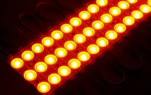 1.2 Watt 3 LED Module For Sign Lightbox 160degree 12V DC 3 Chip Per Modules SMD2835 IP65 LED Light Module