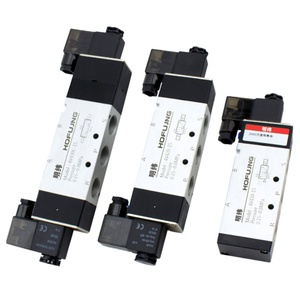 4V Series 5/2 Way 4V310-10 Single Electric <b>Control</b> Solenoid Valve Hofujng - Product Image 5