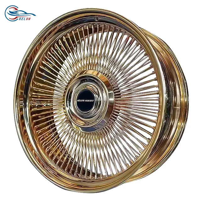 New style 20 "22" 24" 26" wire wheel with spinner Classical Automotive Aluminum Alloy Hub Rim