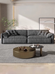 Sofá Ecológico Bugo con Tapicería de Cuero de Grano Completo, Diseño Minimalista Italiano, Estructura de Madera, Subsidiado por el Gobierno - Product Image 2