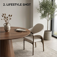 Chaise de salle à manger moderne en métal avec dossier incurvé, fauteuil sculptural de luxe pour projets de villas, hôtels et restaurants