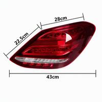 Feux arrière à LED pour Mercedes Classe C W205 2014-2021 Berline OE A2059060357 Clignotants séquentiels DRL en forme de C Gauche Droit Paire Neuf 24V