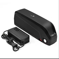 Baterai Hailong G80 36V 48V 52V 10Ah 20Ah untuk Sepeda Listrik, Baterai Lithium Down Tube Ebike 18650 21700 dengan Charger BMS