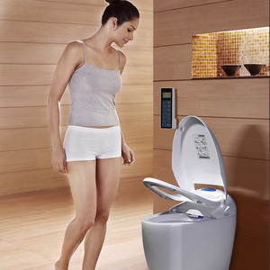 Hm-inodoro de cerámica de lujo, asiento de baño fácil de limpiar, preventbacteriano, crecimiento - Product Image 1